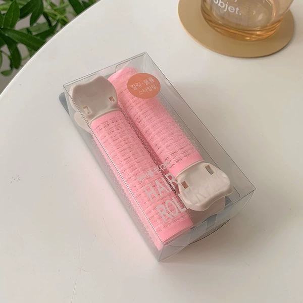 Pink box is fluffy clip-two clothes