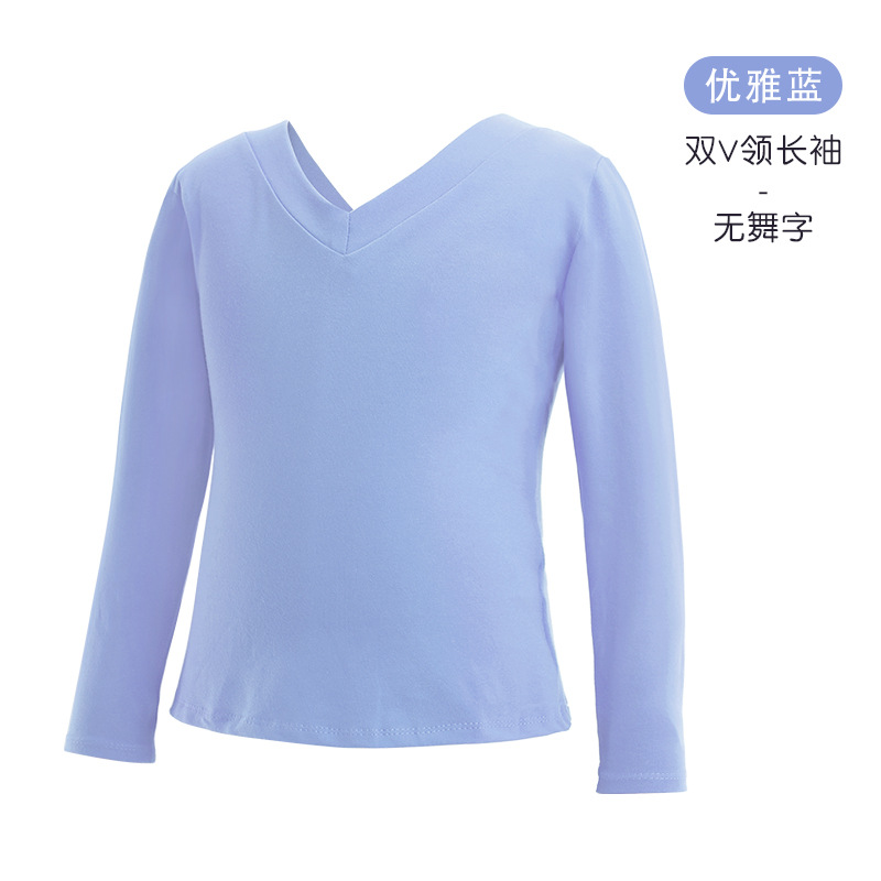 Top de baile para niños ropa de baile de práctica de verano ropa de baile latino para niños camisa cultural para Niñas Ropa de baile camiseta