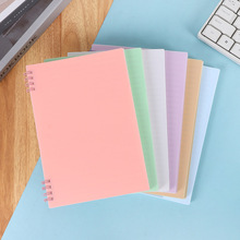 学生课堂作业本莫兰迪分段线圈本简约A5/B5笔记本 创意办公记事本