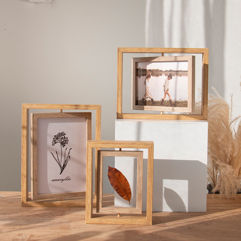 Photo Frame Set Table Nordic Simple 6-inch 7-inch Decorative Set Table Living Room Bedroom Album Frame Photo Frame Photo Frame