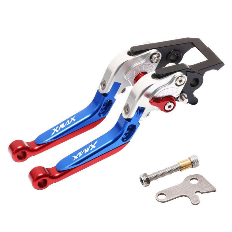 Suitable for Xmax300 23-25 Motorcycle Retractable Lever Brake Clutch Handle Lever with Parking Lock