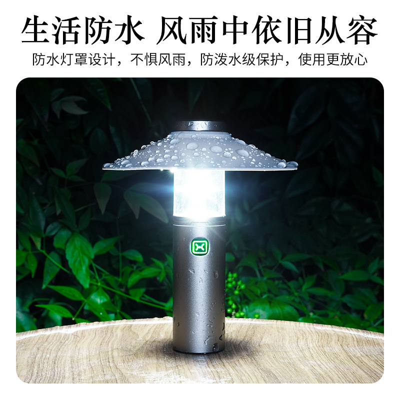 Lámpara de camping al aire libre lámpara de iluminación lámpara de recinto lámpara de camping al aire libre portátil lámpara de tienda magnética multifuncional al por mayor