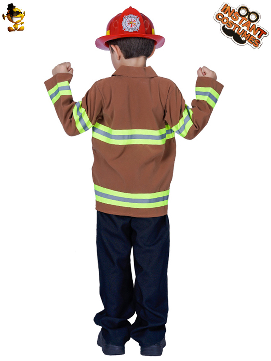 Halloween etapa Cosplay traje mascarada traje fiesta traje niño bombero traje