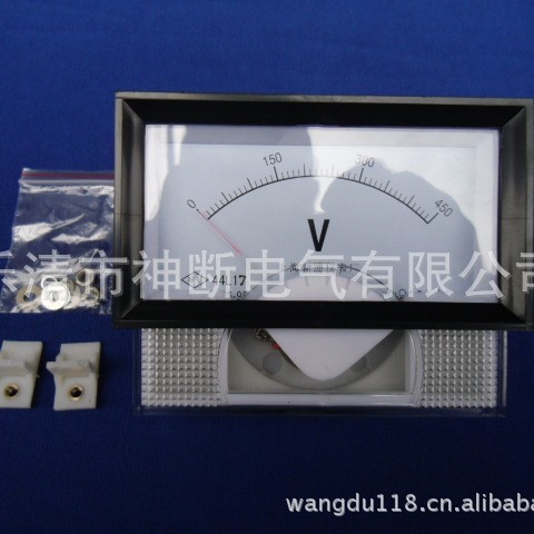 【批销】44L17-450V指针式上海新浦电压表