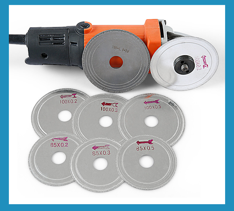 金属玻璃切割片斜牙角磨机锯片4寸3寸大理石开缝片瓷砖清缝美缝片