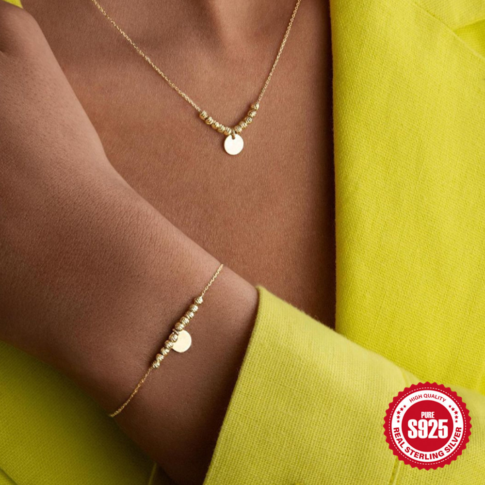 Moda europea y americana S925 plata esterlina simple cadena cubana del diablo ojo gota pulsera vintage imitación turquesa pulsera