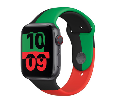 適用applewatch表帶蘋果手表帶矽膠 iwatch 5 4代運動新款