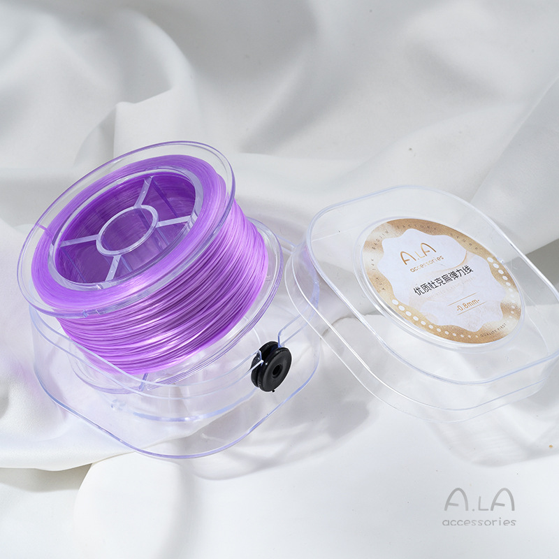 ビーズ用伸縮性ロープ卸売 デュークフラットシルク手芸用紐 DIYビーズ通し文房具クリスタルパールブレスレット伸縮性ロープ|undefined