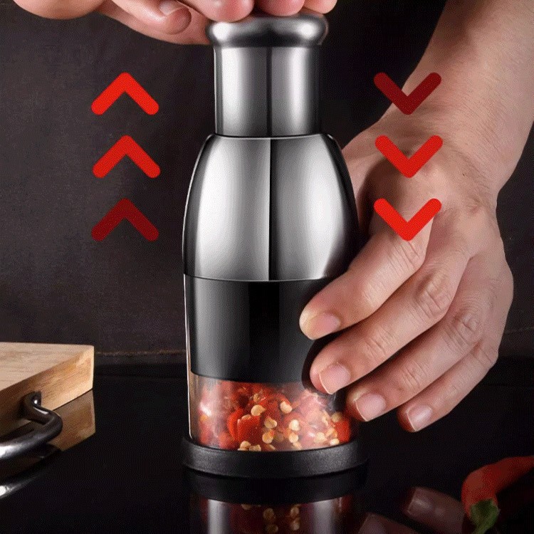 304 palo de acero inoxidable palo de palo de ajo casero barro de cocina herramienta de prensa de cocina multifuncional