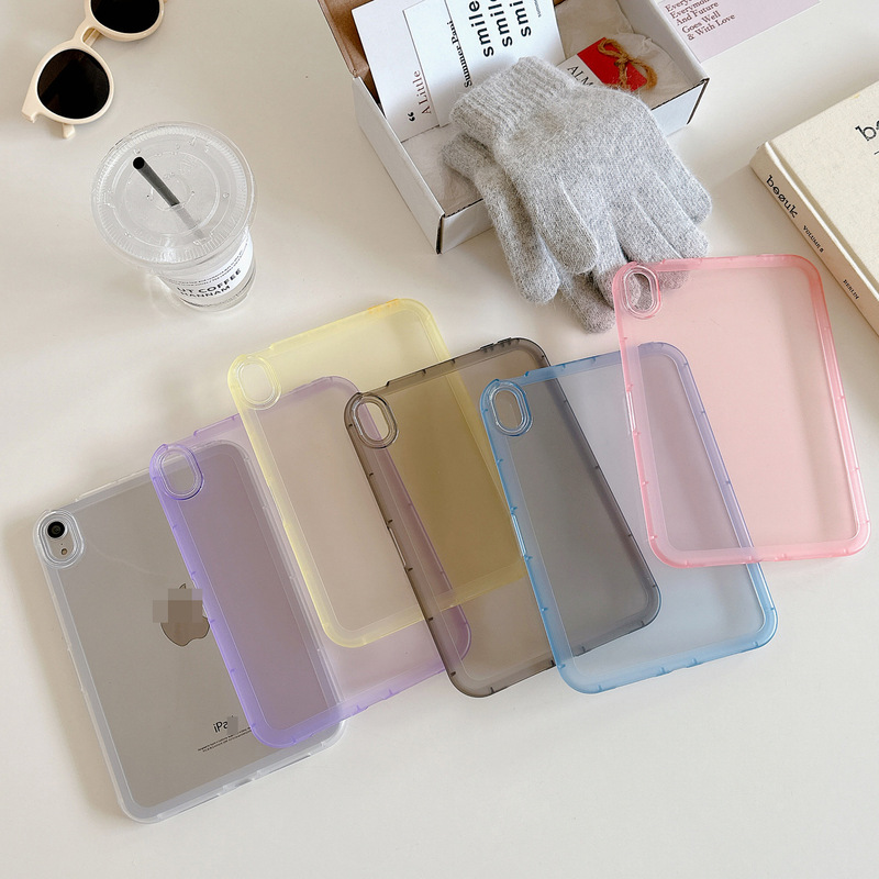 Suitable for Apple Tablet iPad Protective Case Air6 New Model 10Th Generation 10.9 Thin and Transparent 10.2inch Airbag Anti-Fall