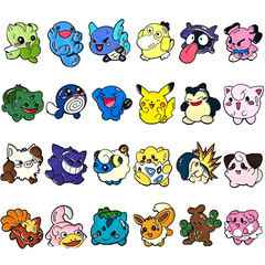 かわいいポケモンオイルドリップブローチ漫画ポケモンバッジピカチュウゴルディピン