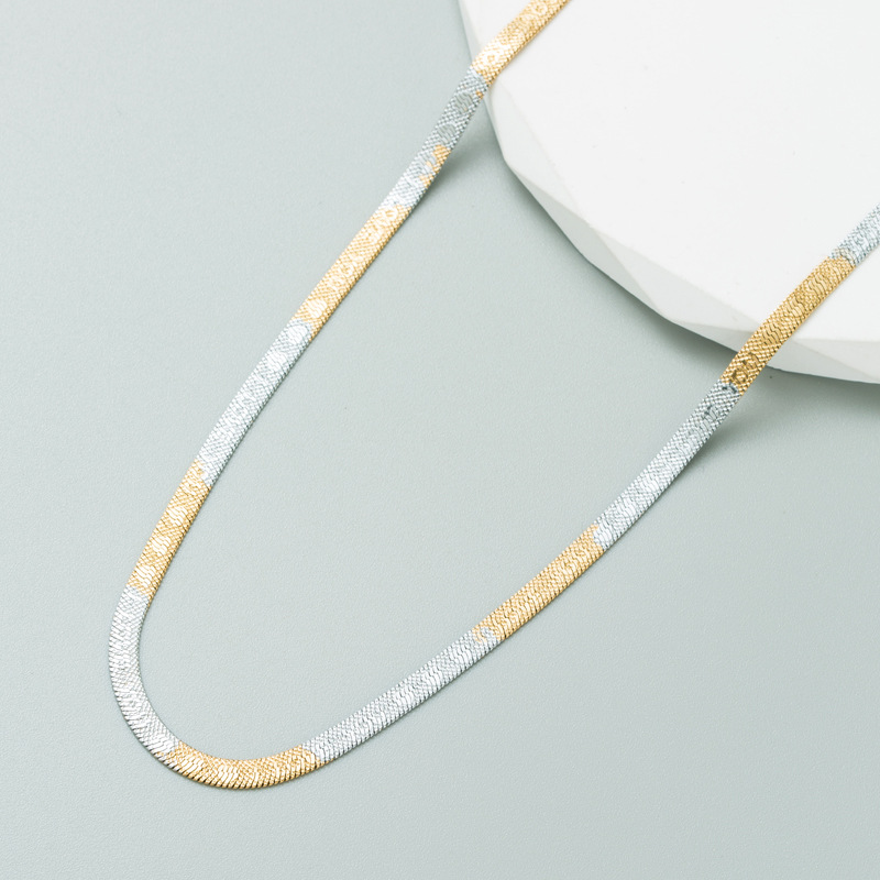 Fashion Geometric Titanium Steel Plating Necklace 1 Piece