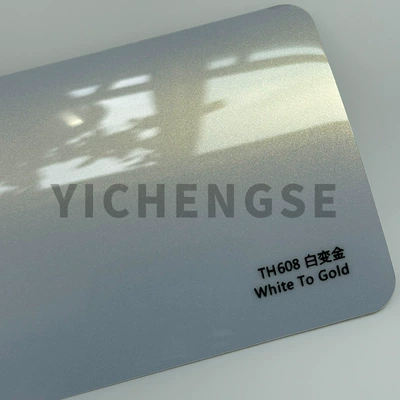 Car Paint Protective Film Color — Car paint protective film - tpu-color-changing-car-clothing-white-to-gold-152-15m-roll