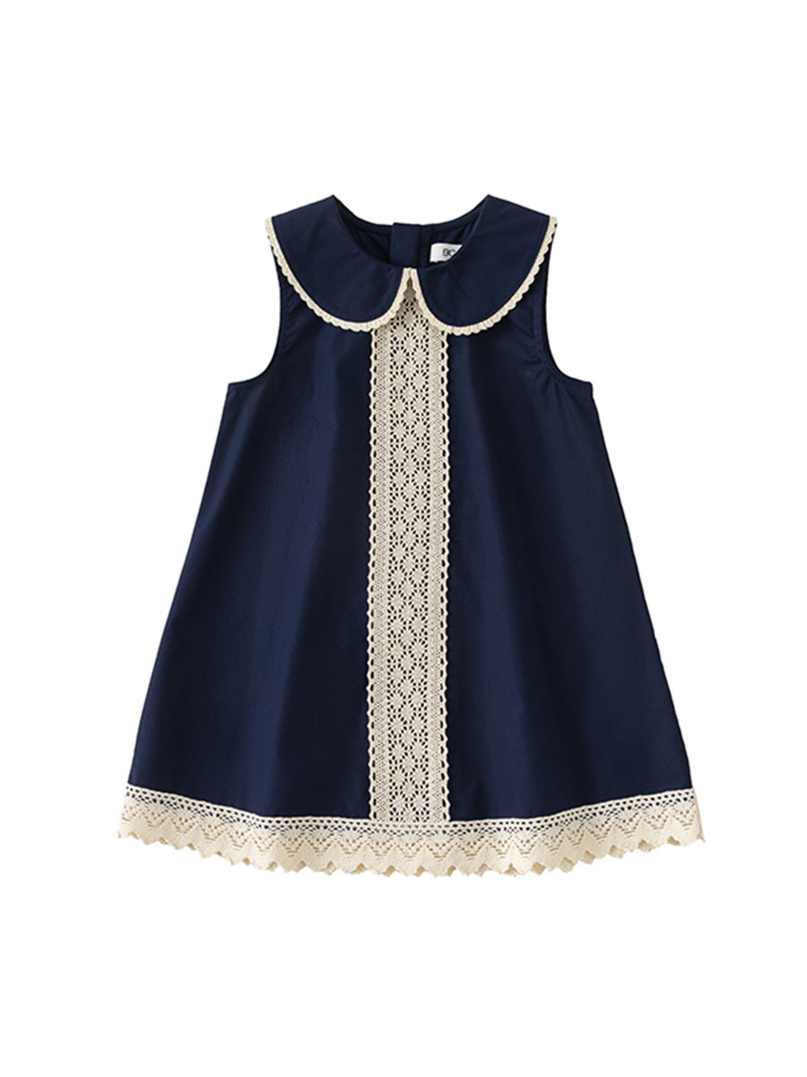 Ropa Infantil Youbao, Vestido de Verano con Encaje para Niñas, Estilo Corte, Traje para Actuaciones de Niñas Pequeñas