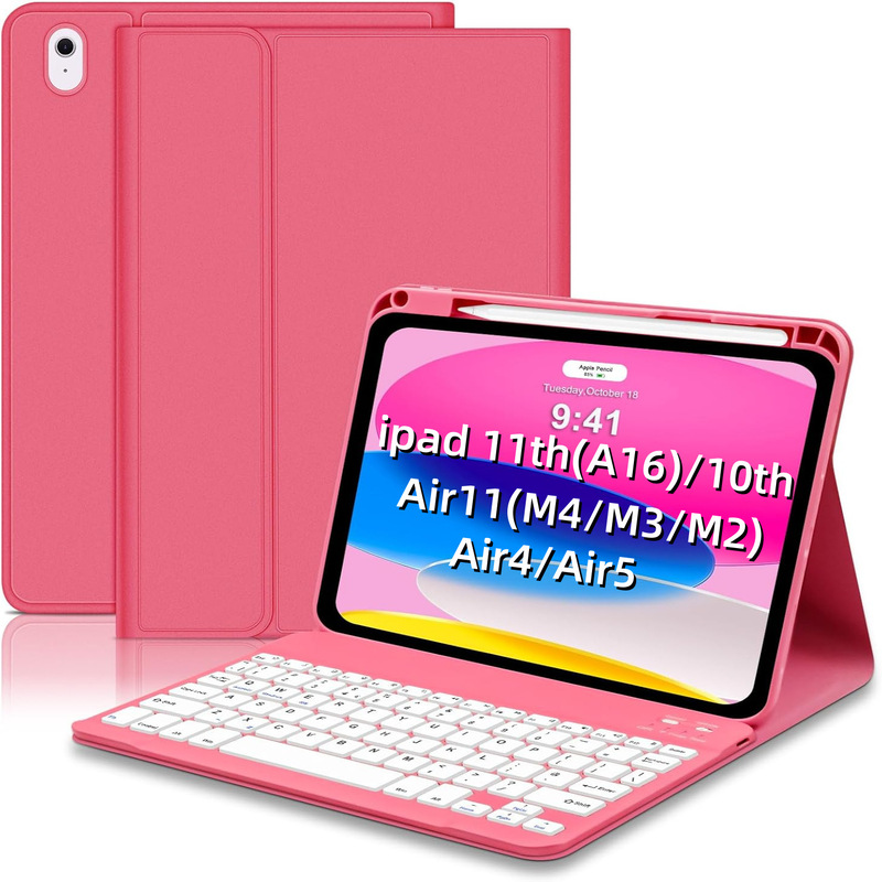 Suitable for iPad A16 tablet Bluetooth keyboard Air110.2.5 generation protective case pro11 pen slot leather case mouse Suitable for iPad A16 tablet Bluetooth keyboard Air110.2.5 generation protective case pro11 pen slot leather case mouse