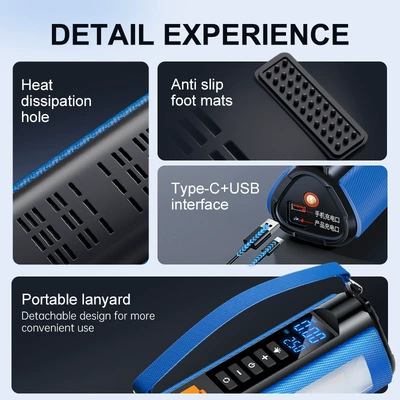 All-In-One Multifunctional Power Bank — Hava nasosu
