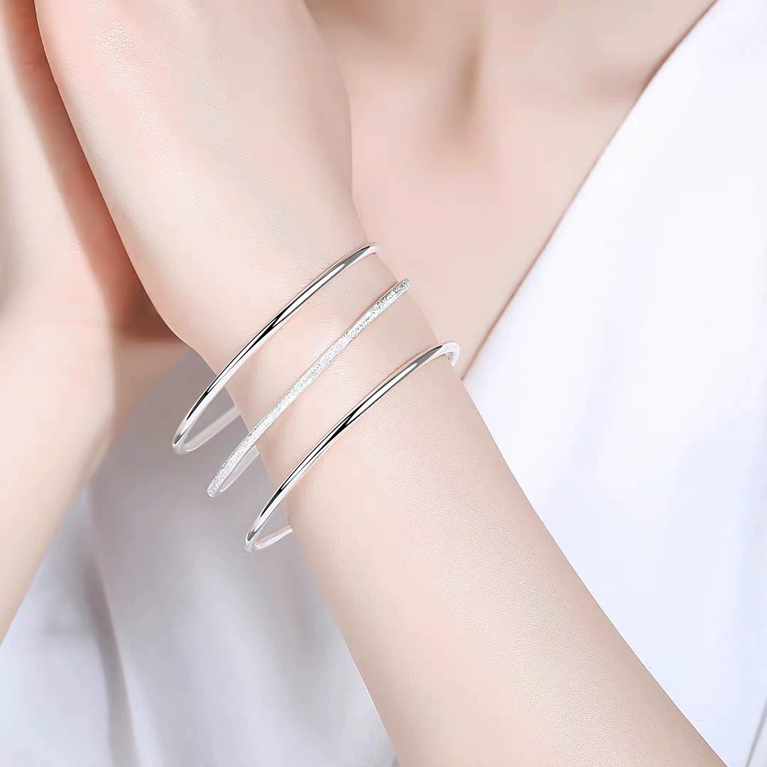 Медно-серебряная матовая bracelet, интернет-знаменитость, оптом
