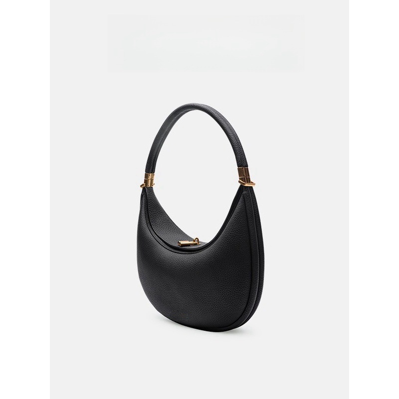Cross-Border Yamashita Song Yuewan Medium Genuine Leather High-Fashion Commuter Versatile Women's Shoulder Handbag Underarm Bag - Thumbnail 8