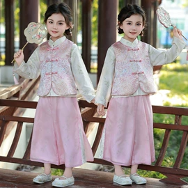 童民族服装;儿童表演服;童汉服