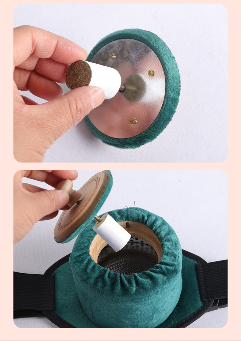 Bamboo Moxibustion Box Portable Warm Moxa Burner for Home Body Care with 54 Moxa Sticks and Essential Oil preparation