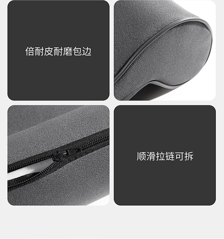 Extended car seat leg support suede non-slip integrated memory foam main driving extension pad cross-border hot sale