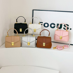 Cross-Border Women's Bags 2025 New European and American Fashion Pebbled Handbags Trendy Brand High-End Women's Crossbody Bags Foreign Trade