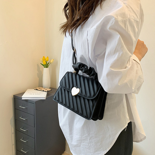  New Bags Personalized Women's Bags Fashionable Diamond Handbags Niche Style Small Square Bags Single Shoulder Crossbody Bags