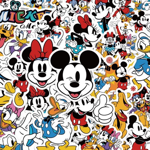 Select Items by Item Number for the 100-Piece Official Licensed Popular Cartoon Character Sticker Roll-on Tattoo Sticker Material Paper Collection