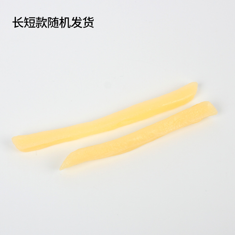 Simulation chicken leg French fries bead chain pendant simulation KFC fried chicken leg fried chicken wings key ring can be used as twisted egg wholesale