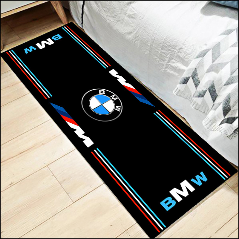 Nordic Style Dirt-Resistant and Dust-Proof Motorcycle Mat, Club Water-Absorbent Quick-Drying Foot Mat, Racing Parking Wear-Resistant Protective Mat