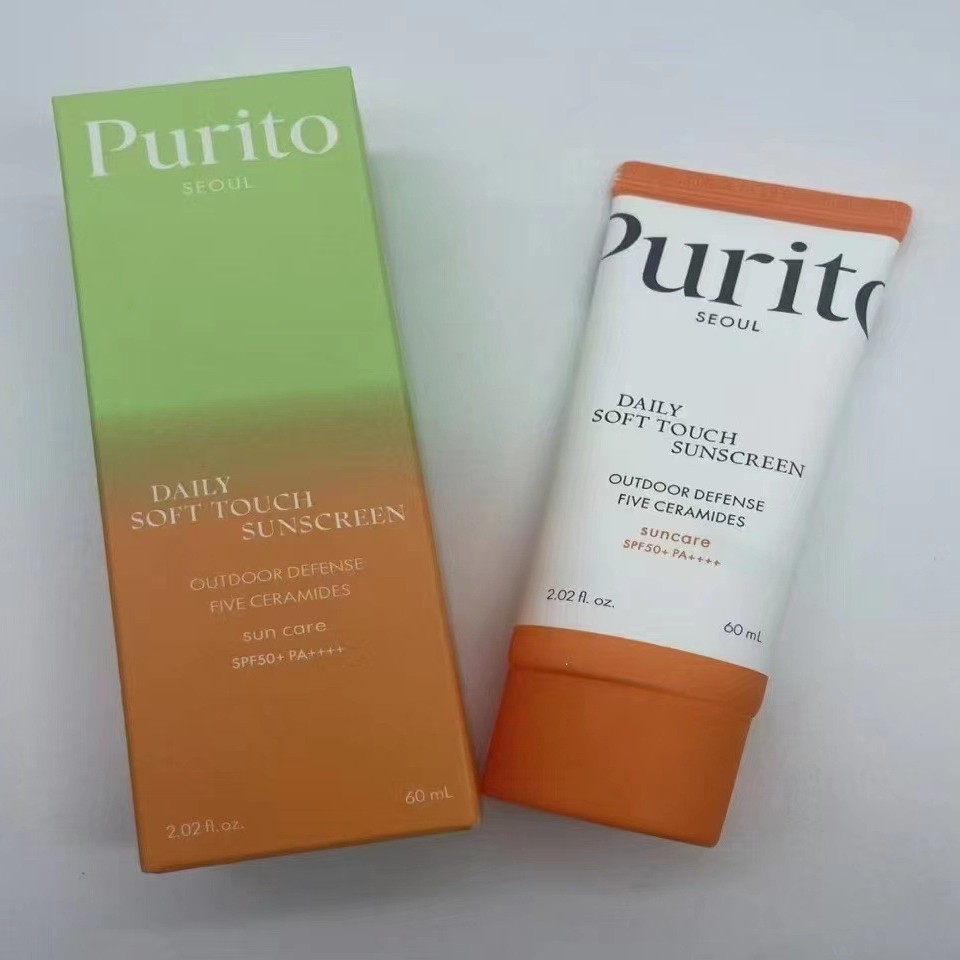 Nueva versión de PURITO Pasqua Gel Sunscreen 60ml Facial Verano Refrescante Protector Solar Daily Sunscreen