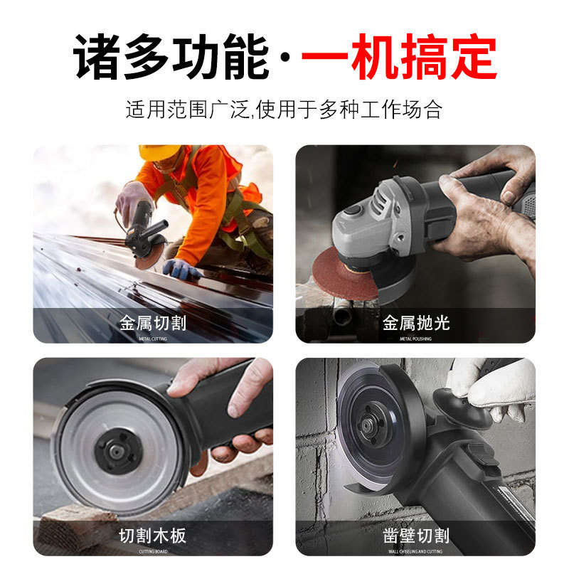 Pulidora multifuncional de 4 pulgadas, amoladora angular industrial para pulir y cortar, herramienta neumática pequeña de 100 mm
