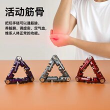 跨境新款减压合金无限翻转按摩手链创意指尖解压玩具新奇特玩具