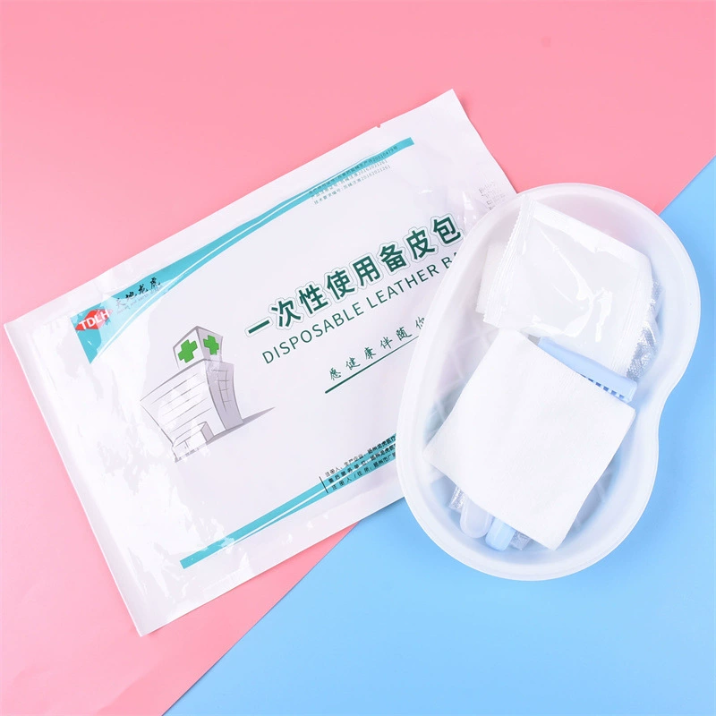 Медицинская одноразовая кожаная сумка Longhu Асептическая конфигурация кожаного ножа Qi Private Care Сумка для смены лекарств оптом