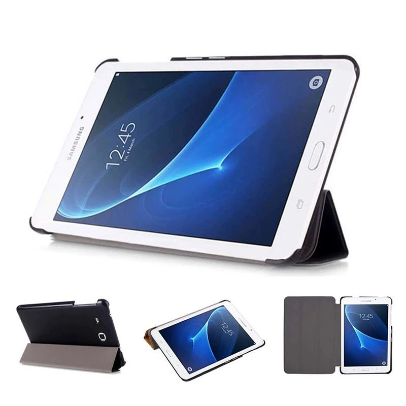 Подходит для Samsung Galaxy Tab A6 7.0 SM-T280/T285 кожаный чехол с тремя складками, защитный чехол