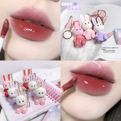 Gege bear萌色水光唇釉 滋潤保濕鏡面嘟嘟唇口紅跨境彩妝化妝品