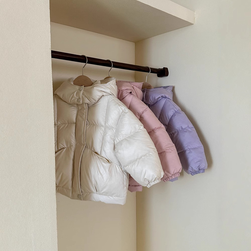 Trendy Hooded Jacket for Older Girls 2025 Korean Style Fashionable Winter Warm Thick Cotton Coat for Export Trendy Hooded Jacket for Older Girls 2025 Korean Style Fashionable Winter Warm Thick Cotton Coat for Export