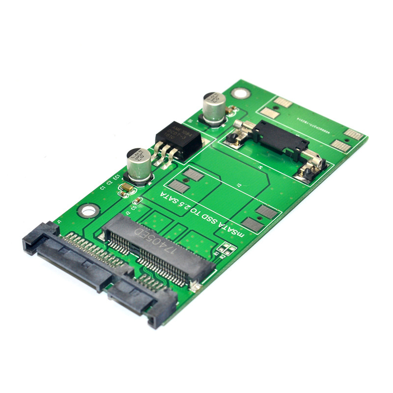 ֱ��mSATAתSATA ת�ӿ�minSATA to SATA3.0 SSD��̬Ӳ��ת�ӿ�