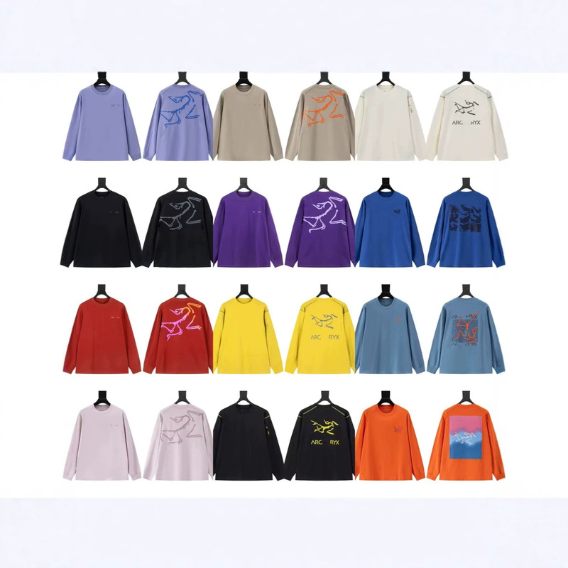 Certified quality, can be scanned for authenticity. 26ss Niao Jia high-end printed autumn and winter popular couple's round-neck long-sleeve T-shirt, unisex Certified quality, can be scanned for authenticity. 26ss Niao Jia high-end printed autumn and winter popular couple's round-neck long-sleeve T-shirt, unisex