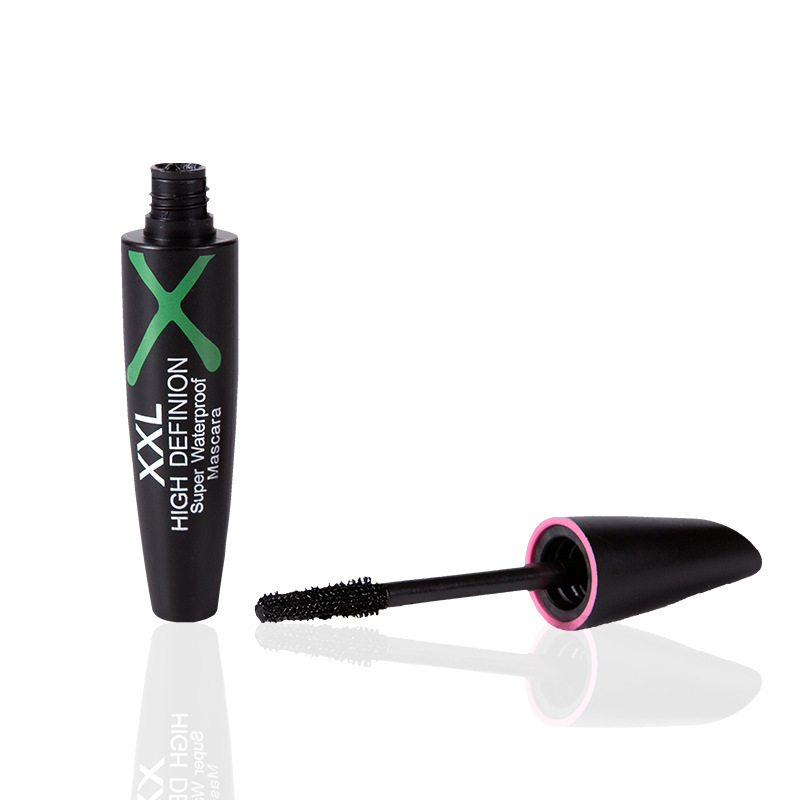 Xiudai Noche Oscura Tenedor verde impermeable largo rizado grueso alargado natural de larga duración no floreciente rimel ventas directas de fábrica
