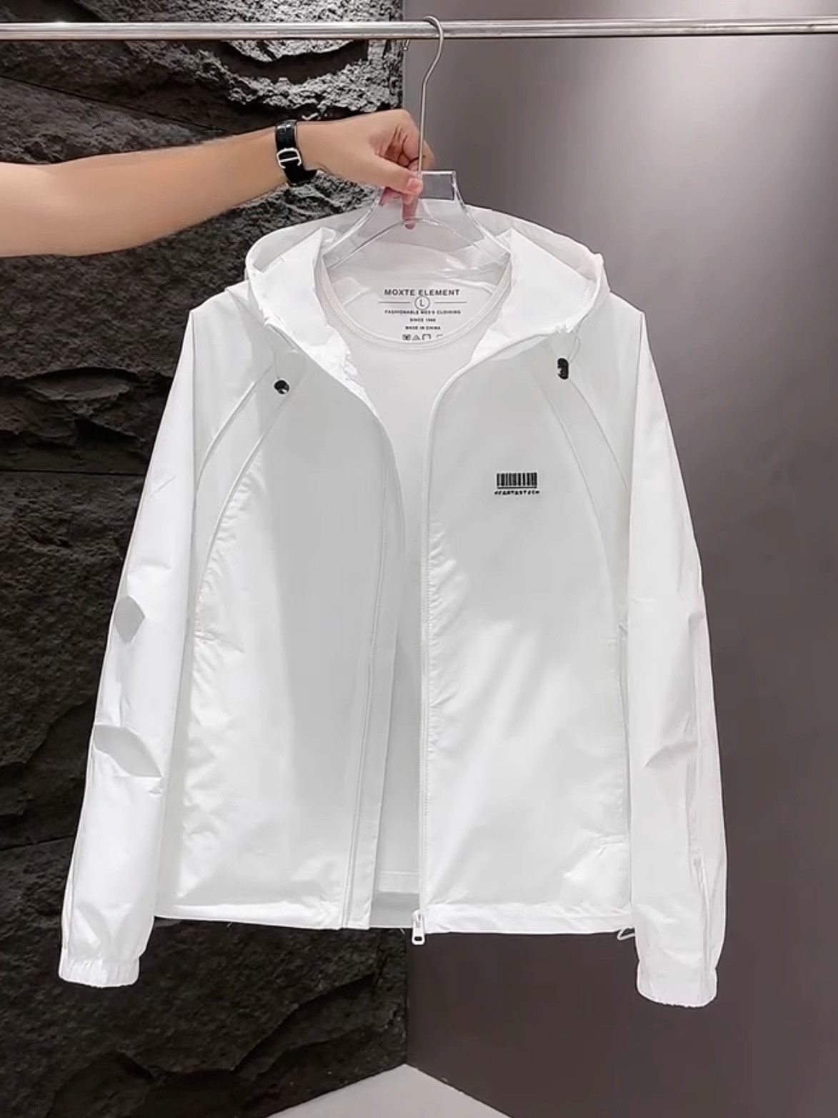 Primavera y otoño Net Chaqueta roja Chaqueta Pi Shuai Nuevo estilo Chaqueta casual con cuello alto Tops de otoño para hombres de todo fósforo Tops