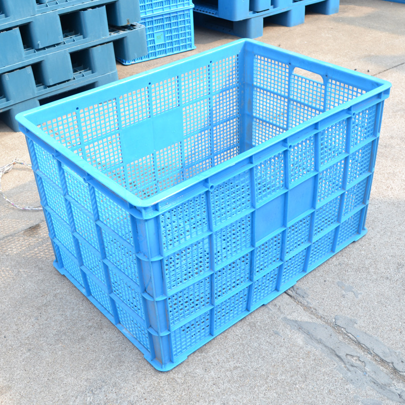 厂家供应塑料周转箱 1米塑料储物箱 快递物流全新料塑胶箱