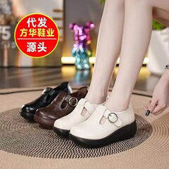 勃肯鞋女2025新款春秋季平底勃肯鞋懒人一脚蹬豆豆鞋单鞋软底鞋子