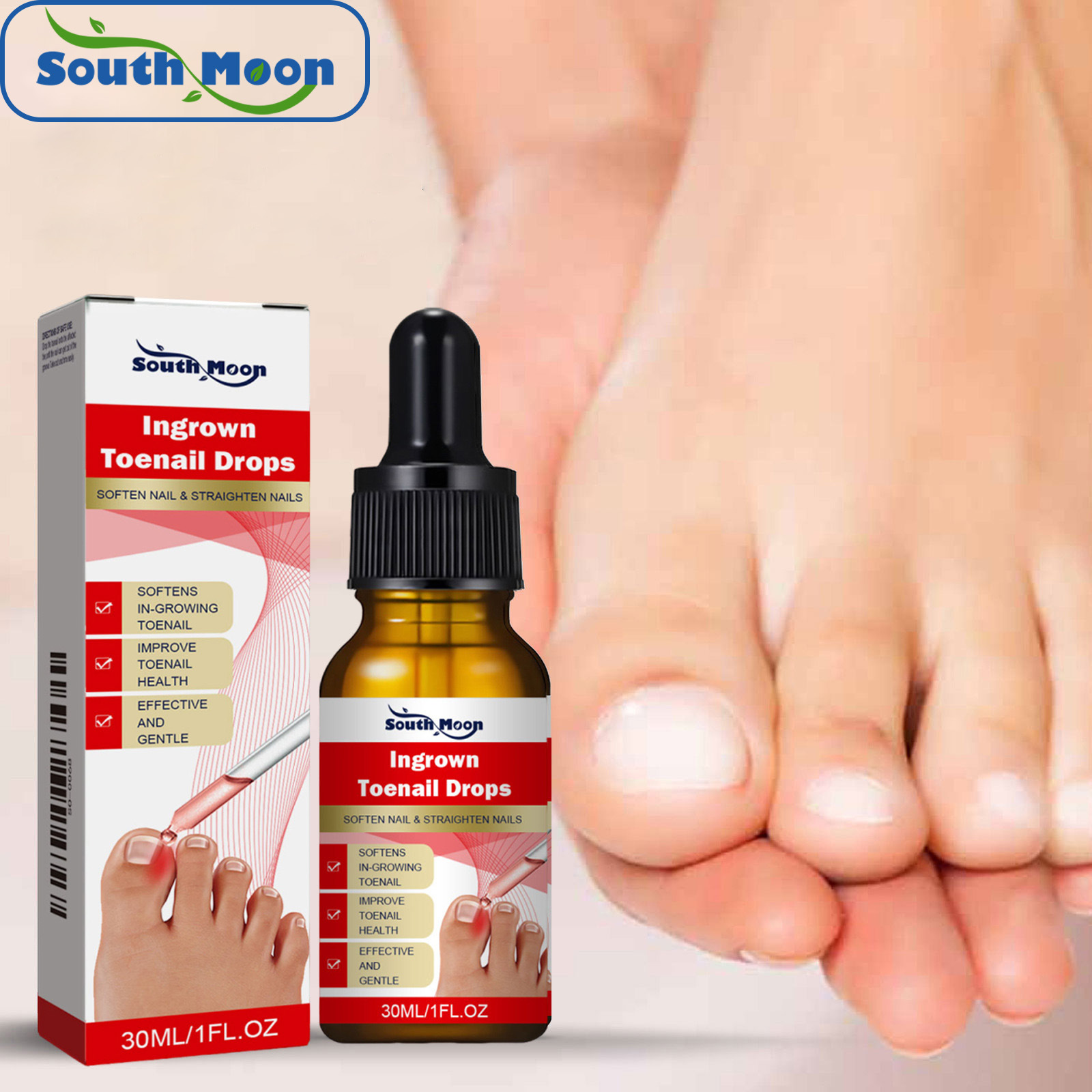 South Moon Nail Care Essence Moisturizing Care Cleansing Foot Nail Brightening Nail Care Essential Oil