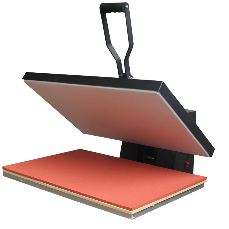 Máquina de impresión por transferencia de calor, máquina de prensado en caliente 38*38, máquina de impresión y etiquetado de cama plana de alta presión, máquina de prensado en caliente con logotipo de fábrica de origen