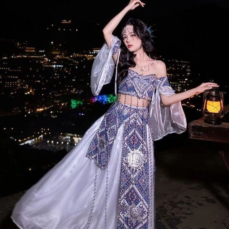ミャオ族の新しい服ミャオ族の写真痩身旅行写真女の子少数民族民族スーツ写真撮影服|undefined