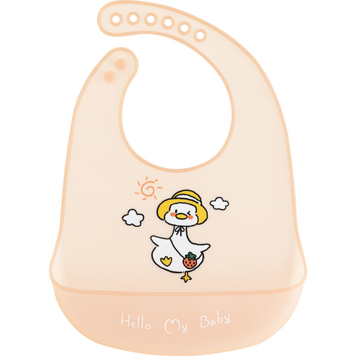 2024 New Baby Silicone Bib Summer Baby Food Pocket Rice Pocket Saliva Pocket Children's Lightweight Waterproof Bib