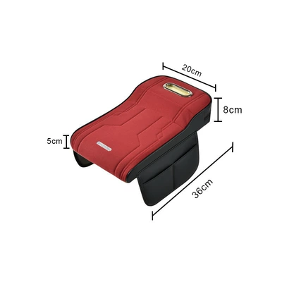 Armrest box: Height-Increasing Pad, Central Suede Elbow