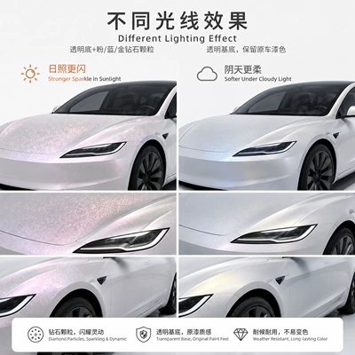 Auto Color Change Film Wrap Film Pink Diamond Blue Diamond