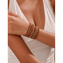 N 88855 Colorful beaded bracelet set ��Ͱ�����������װ